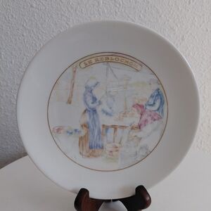 Apilco Porcelain France Handpainted Cheese Plate Le Rebrochon 